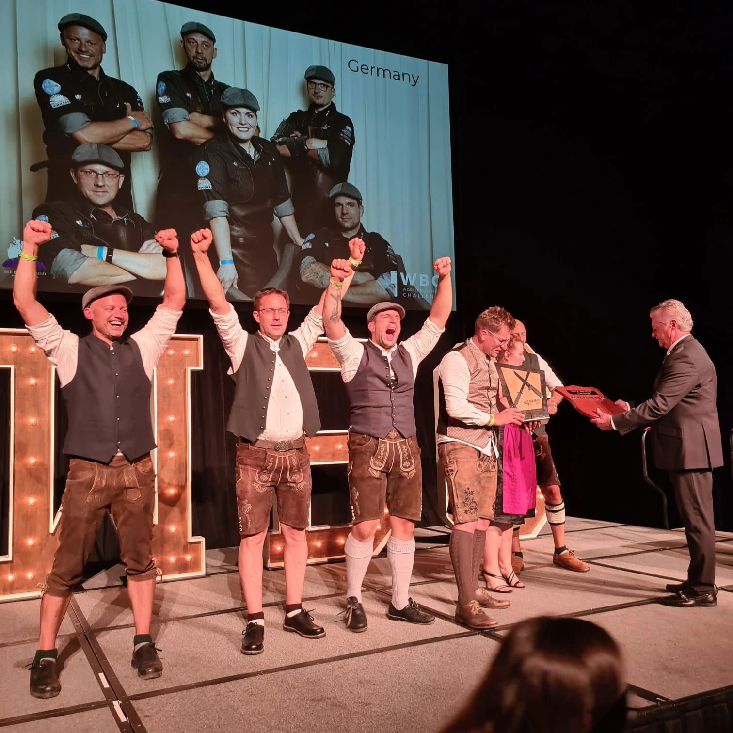 WBC Siegerehrung